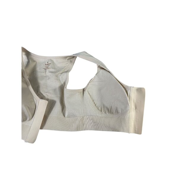 NEW Truekind Bra Daily Comfort Posture Nude Wireless Sz Large Lightly Padded - Picture 6 of 9